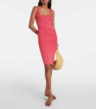 Hunza G Striped minidress
