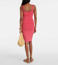 Hunza G Striped minidress