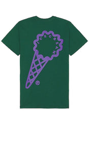 ICECREAM Doumars Tee in Dark Green