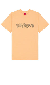 ICECREAM Links Tee in Orange - T-shirt ICECREAM Links en orange - 橙色 ICECREAM Links T 恤 - ICECREAM Links T-Shirt in Orange - ICECREAM 링크 티셔츠 - T-shirt con maglie Icecream in arancione