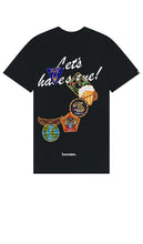 ICECREAM Patches Knit Tee in Black
