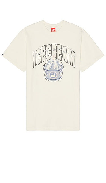 ICECREAM Toppings Short Sleeve Tee in White - T-shirt à manches courtes ICECREAM Toppings en blanc - ICECREAM Toppings 白色短袖 T 恤 - ICECREAM Toppings Kurzarm-T-Shirt in Weiß - ICECREAM Toppings 반팔 티셔츠 화이트 색상 - T-shirt a maniche corte Icecream Toppings in bianco