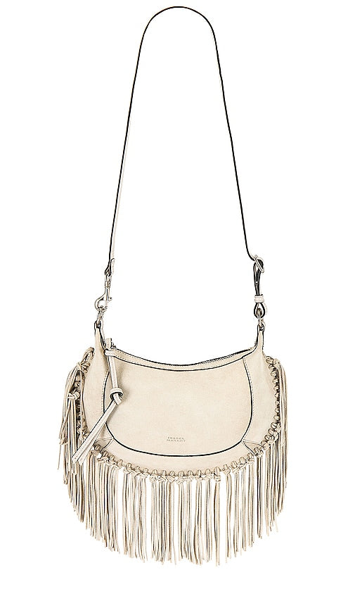 Isabel Marant Oskan Moon Bag in White