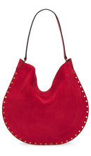 Isabel Marant Oskan Hobo Bag in Red