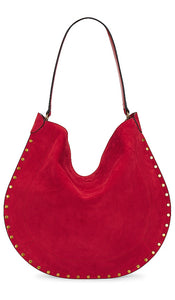 Isabel Marant Oskan Hobo Bag in Red