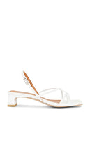 INTENTIONALLY BLANK Fifi Sandal in White | Ice Strappy Sandals for Women
