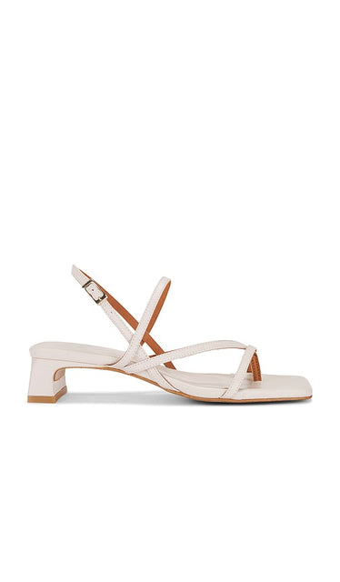 INTENTIONALLY BLANK Pup Sandal in Cream | Cream Strappy Sandals for Women