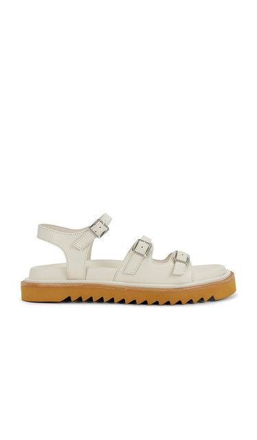 INTENTIONALLY BLANK Ricoya Sandal in Cream | Cream Strappy Sandals for Women