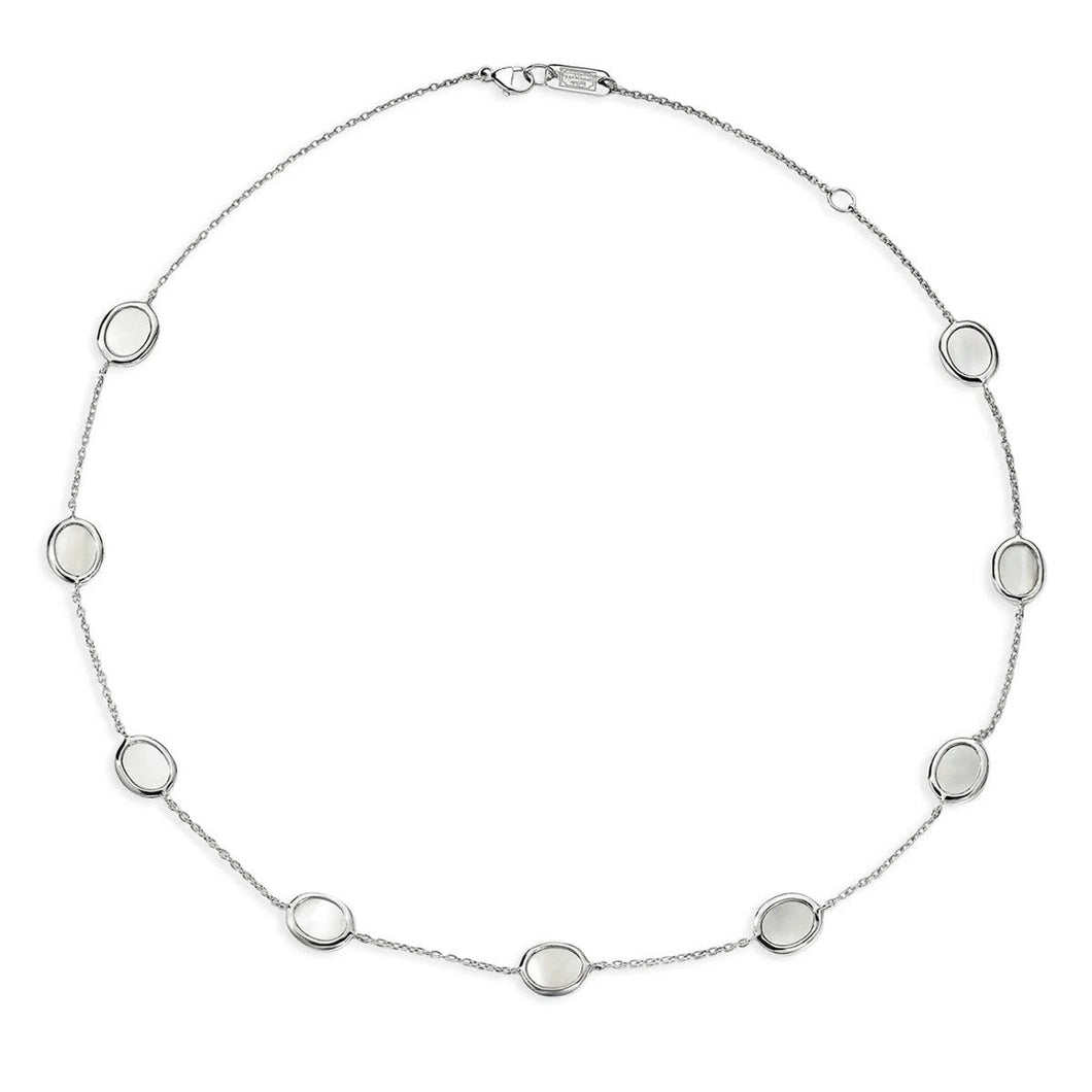 IPPOLITA 925 Silver Short Confetti Necklace in Mother-of-Pearl - POLISHED ROCK CANDY