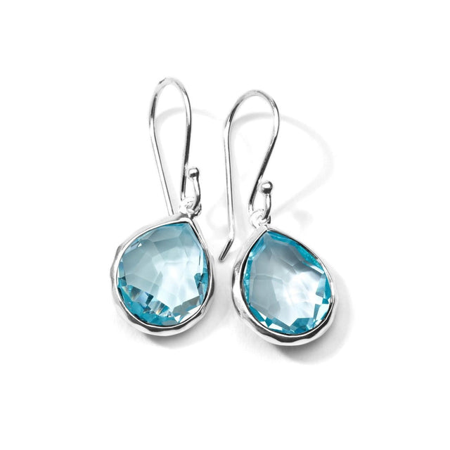 IPPOLITA Blue Topaz Mini Teardrop Earrings in Sterling Silver - ROCK CANDY