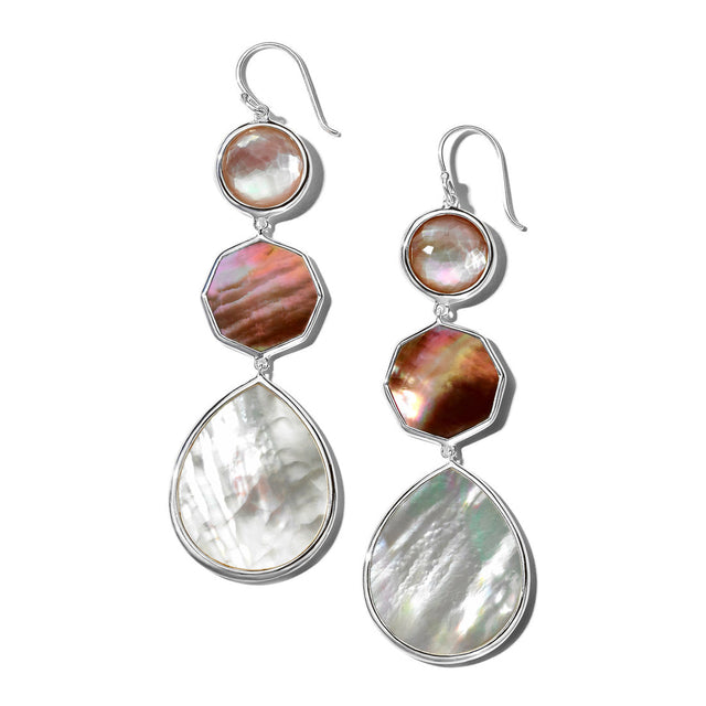IPPOLITA Crazy 8's Dahlia Earrings in Sterling Silver - POLISHED ROCK CANDY