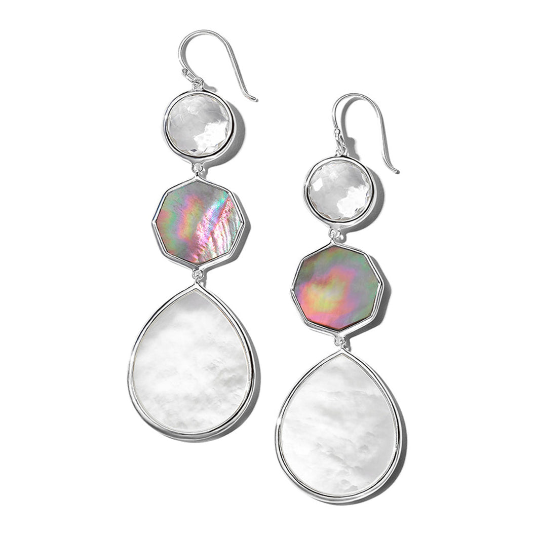 IPPOLITA Crazy 8's Earrings in Sterling Silver - POLISHED ROCK CANDY