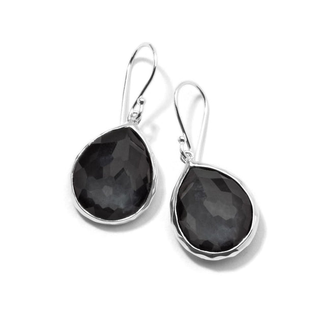 IPPOLITA Hematite Mini Teardrop Earrings in Sterling Silver - ROCK CANDY