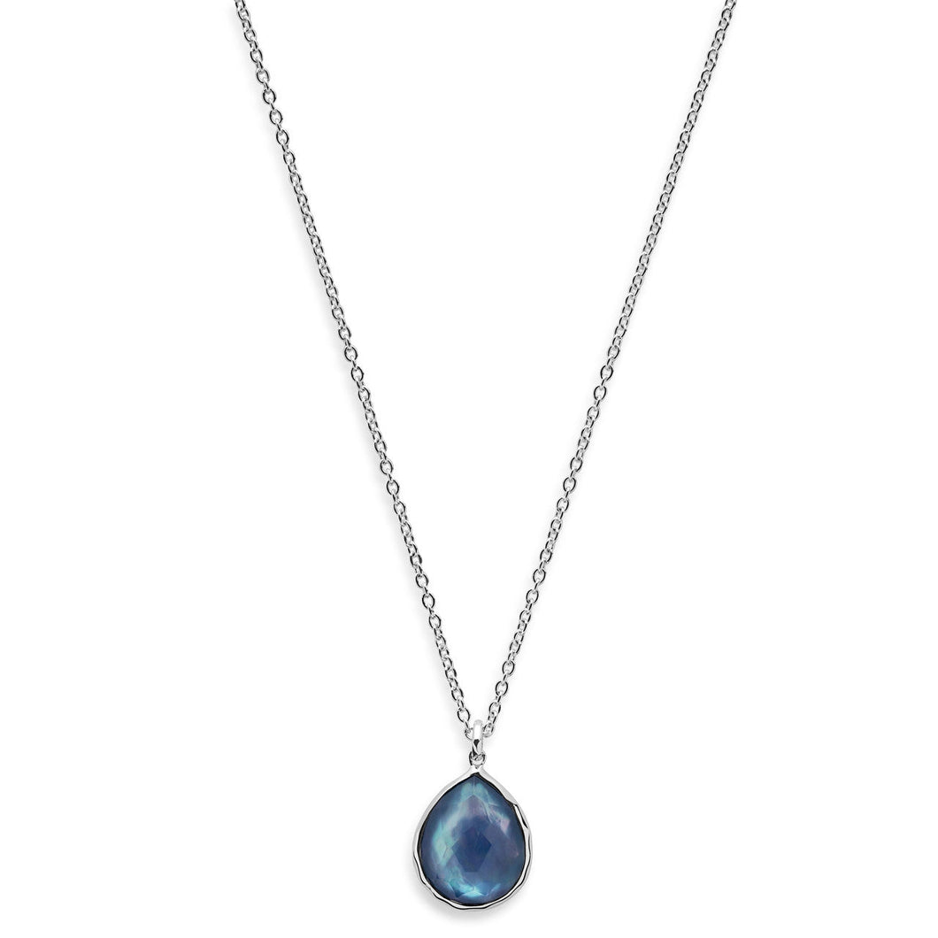 IPPOLITA Lapis Triplet Small Pendant Necklace in Sterling Silver - ROCK CANDY