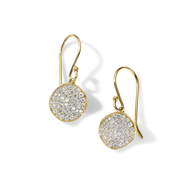 IPPOLITA Mini Flower Earrings in Yellow Gold with Diamonds - STARDUST