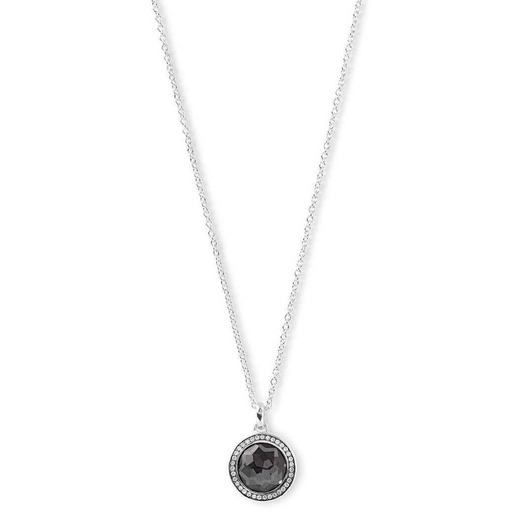IPPOLITA Mini Pendant Necklace in Sterling Silver with Diamonds - LOLLIPOP