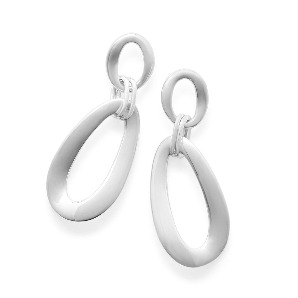 IPPOLITA Mini Smooth Snowman Earrings in Sterling Silver - CLASSICO