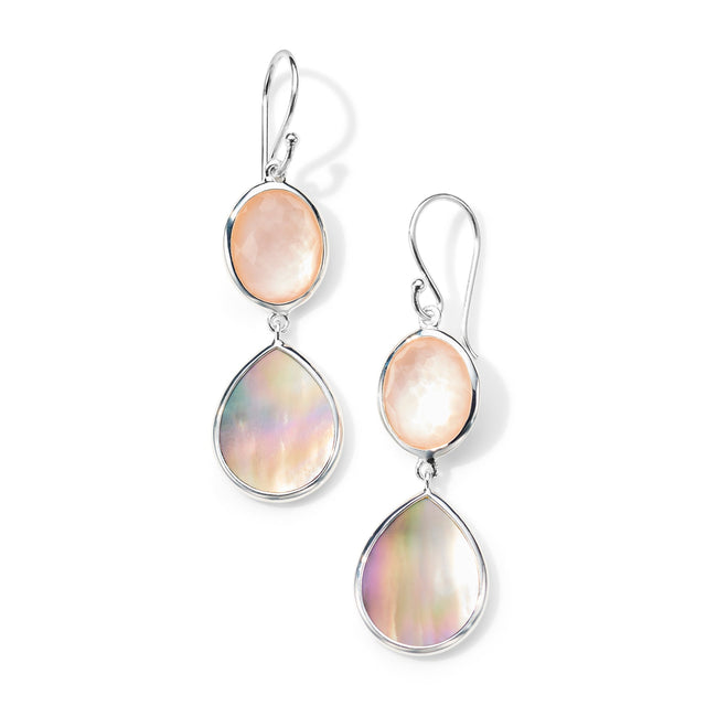 IPPOLITA Mother of Pearl Double Drop Earrings in Sterling Silver - ROCK CANDY