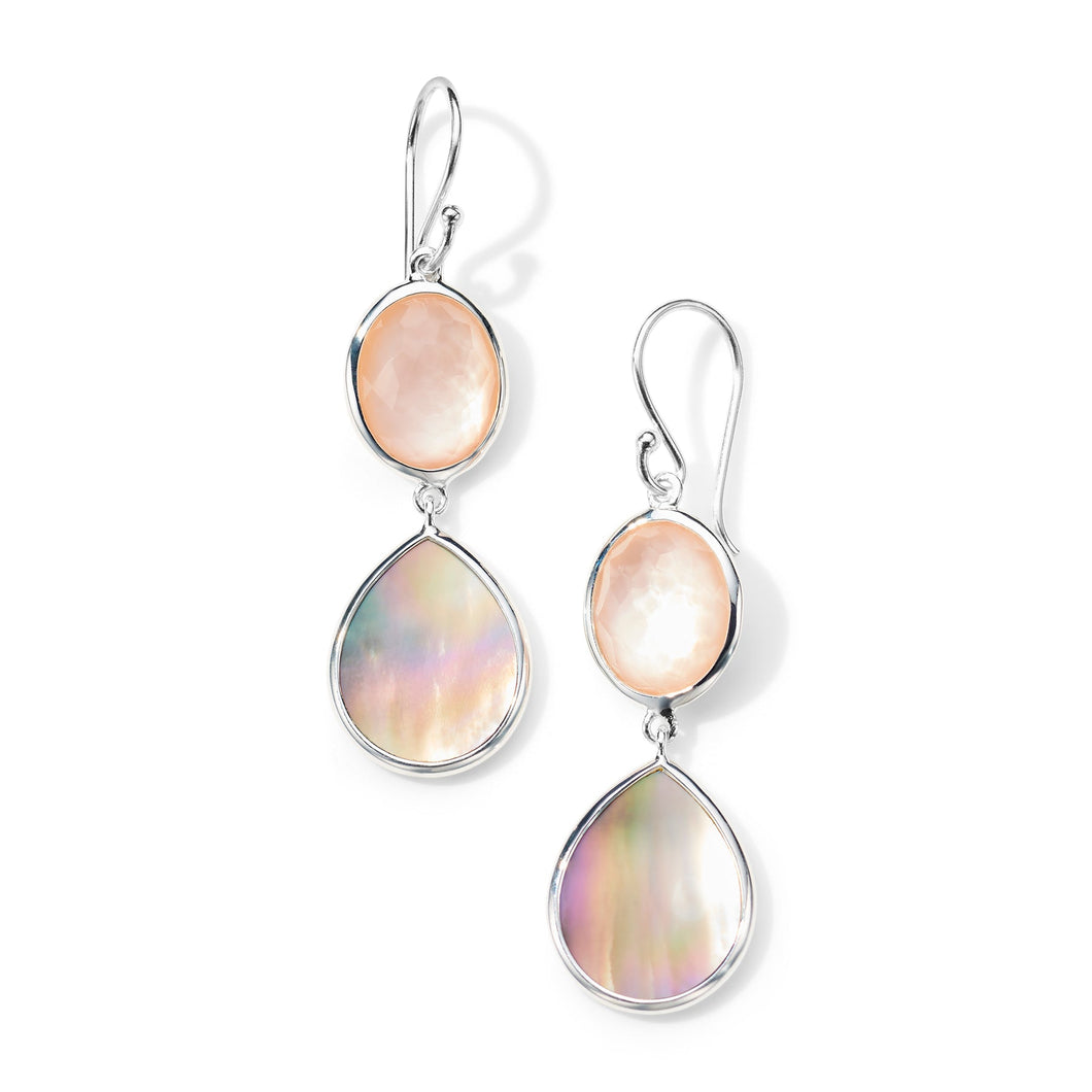 IPPOLITA Mother of Pearl Double Drop Earrings in Sterling Silver - ROCK CANDY