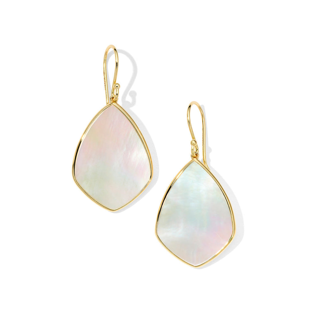 IPPOLITA Mother-of-Pearl Medium Drop Earrings in Yellow Gold - POLISHED ROCK CANDY