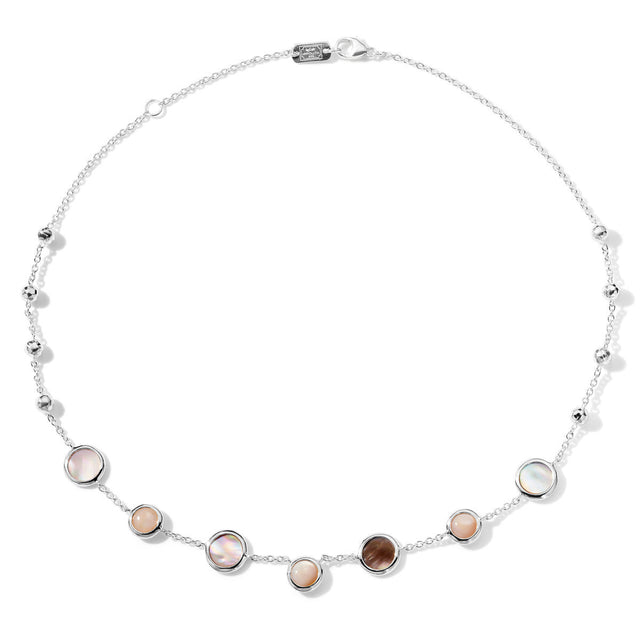 IPPOLITA Pink Shell and Mother-of-Pearl Necklace in Sterling Silver - POLISHED ROCK CANDY