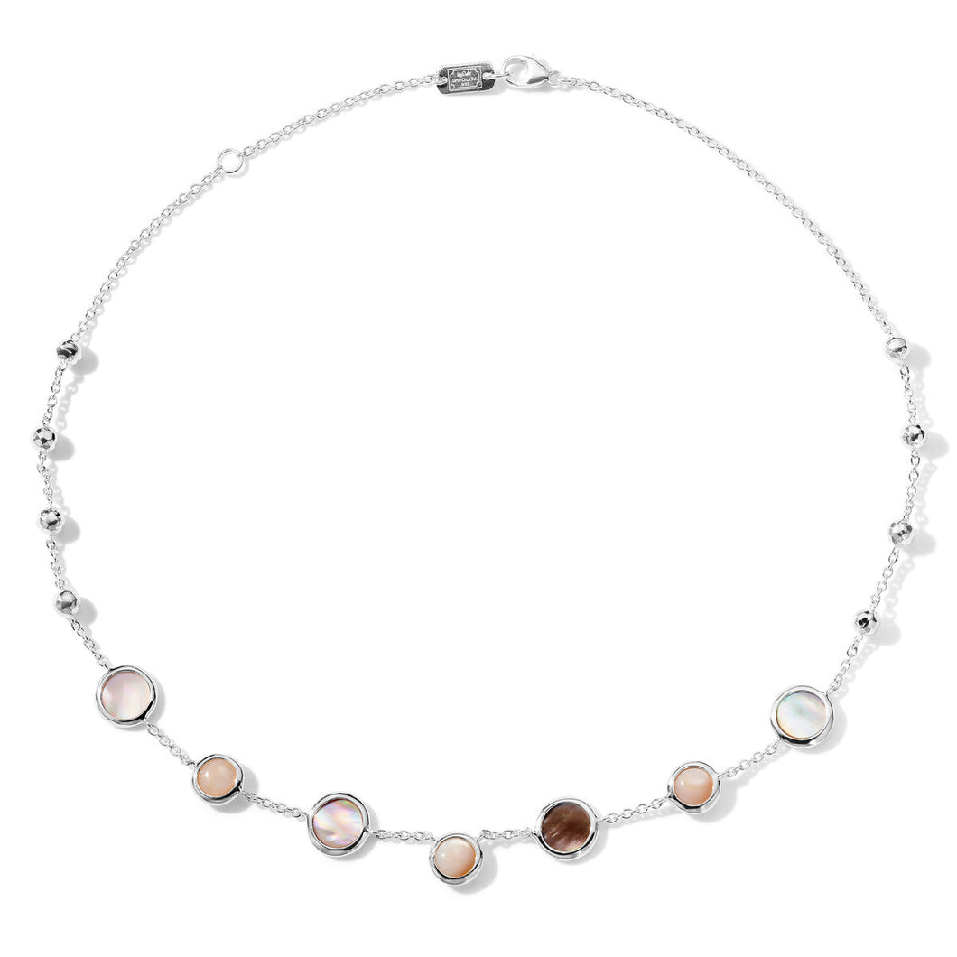 IPPOLITA Pink Shell and Mother-of-Pearl Necklace in Sterling Silver - POLISHED ROCK CANDY