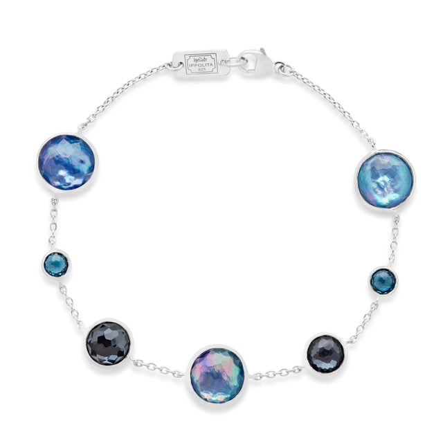 IPPOLITA Silver Bracelet in Eclipse - LOLLIPOP