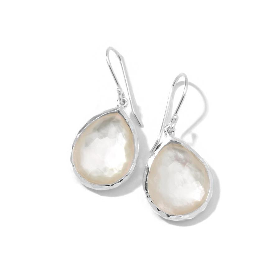 IPPOLITA Silver Teardrop Earrings in Mother-of-Pearl Doublet - ROCK CANDY