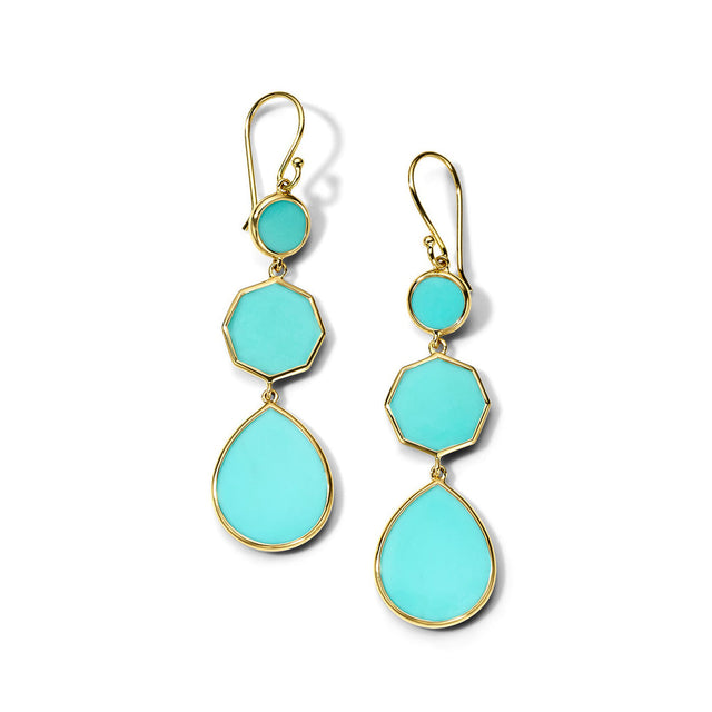 IPPOLITA Small Crazy 8's Earrings in Yellow Gold - POLISHED ROCK CANDY
