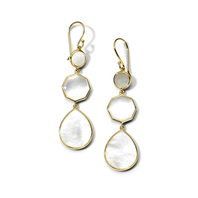 IPPOLITA Small Crazy 8's Earrings in Yellow Gold - POLISHED ROCK CANDY