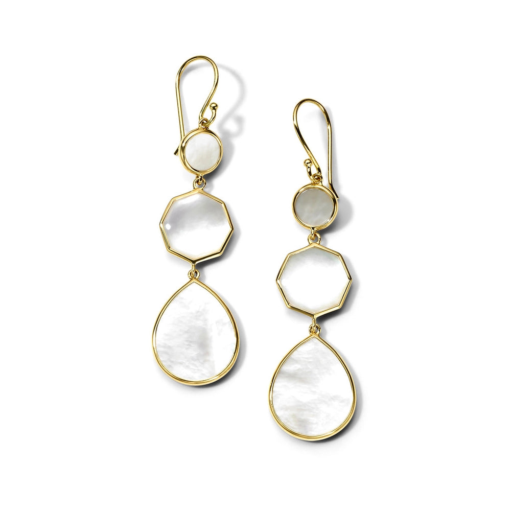 IPPOLITA Small Crazy 8's Earrings in Yellow Gold - POLISHED ROCK CANDY