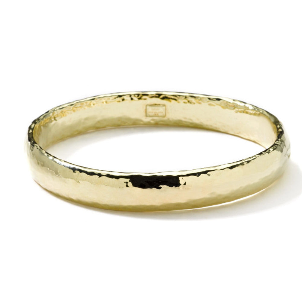 IPPOLITA Wide Band Bangle in Yellow Gold - CLASSICO