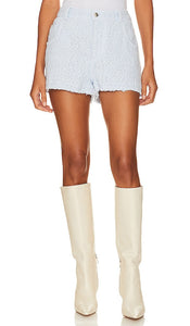 IRO Daphna Shorts in Baby Blue - Short IRO Daphna en bleu bébé - IRO Daphna 淡蓝色短裤 - IRO Daphna Shorts in Babyblau - IRO Daphna 반바지베이비 블루 색상 - Pantaloncini IRO Daphna in celeste