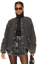 IRO Ilaro Bomber Jacket in Charcoal