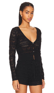 IRO Leylae Cardigan in Black