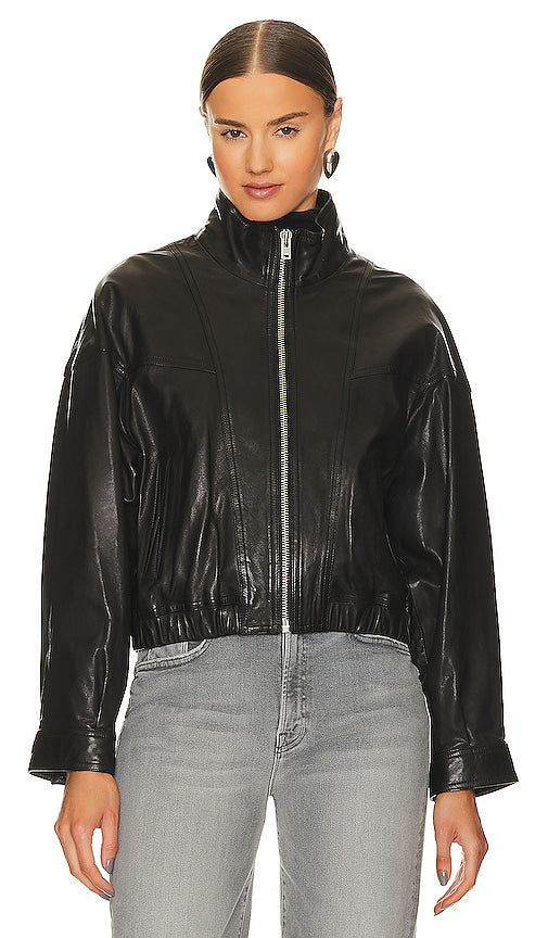 IRO Okan Bomber Jacket in Black
