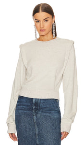 Isabel Marant Etoile Masson Sweatshirt in Light Grey