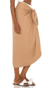 Indah Sarong Skirt in Brown