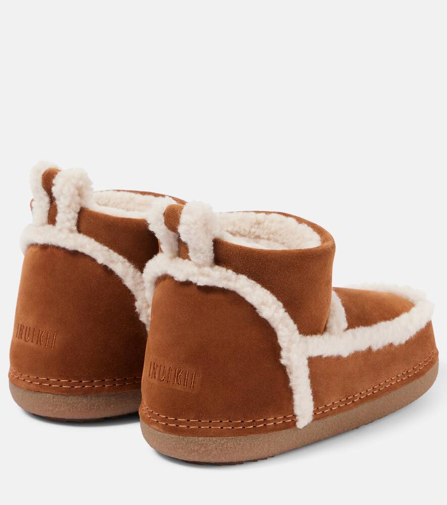 Inuikii Classic Low shearling-trimmed suede snow boots