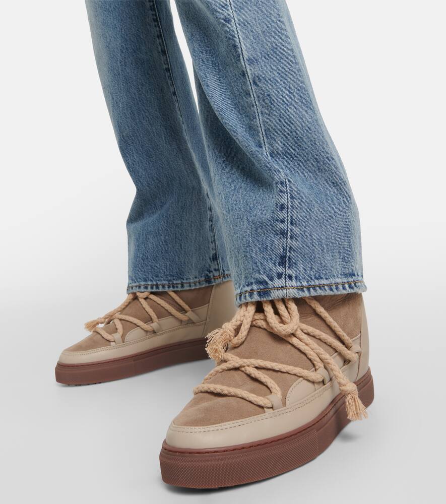 Inuikii Classic Wedge leather ankle boots