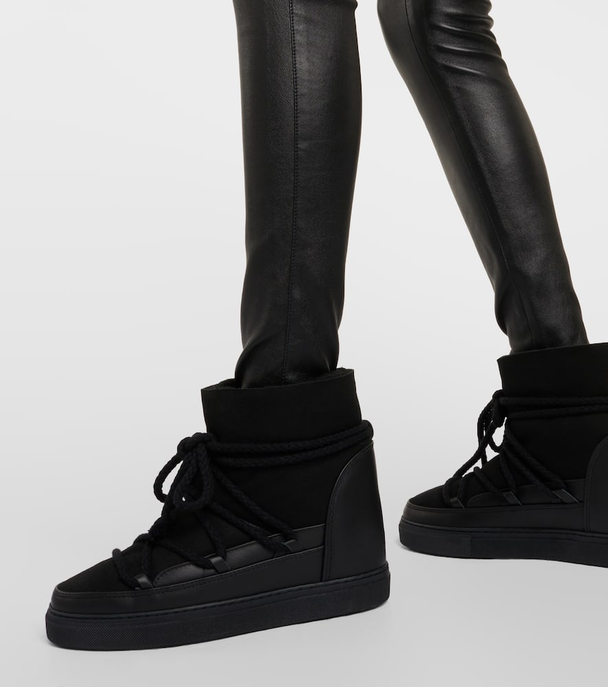 Inuikii Classic Wedge suede and leather snow boots