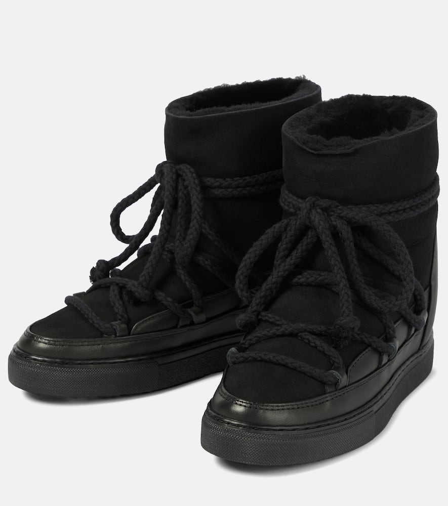 Inuikii Classic Wedge suede and leather snow boots