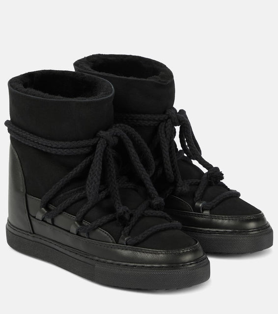 Inuikii Classic Wedge suede and leather snow boots