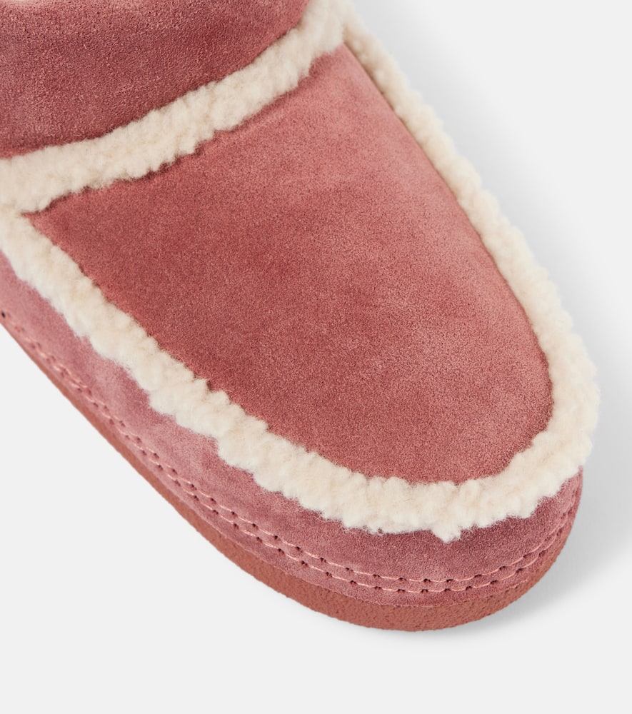 Inuikii Classic shearling-trimmed suede snow boots