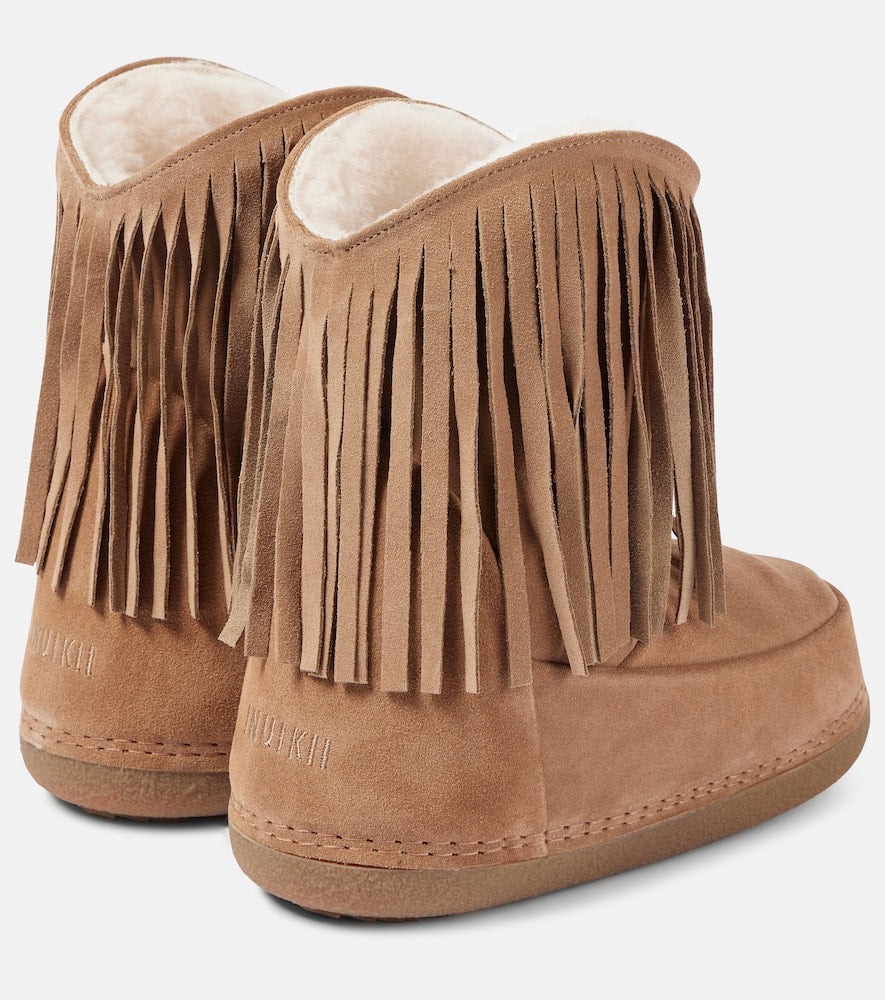 Inuikii Cowboy Fringes leather snow boots