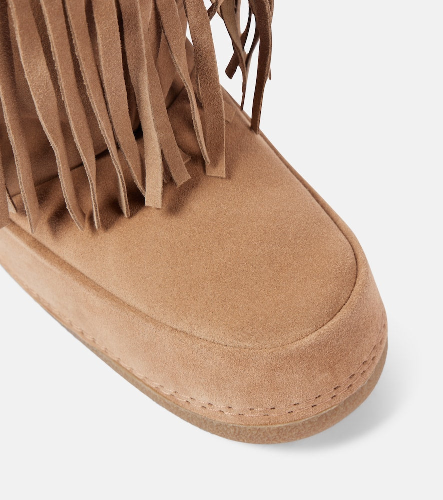 Inuikii Cowboy Fringes leather snow boots