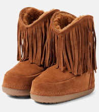 Inuikii Cowboy Fringes suede snow boots