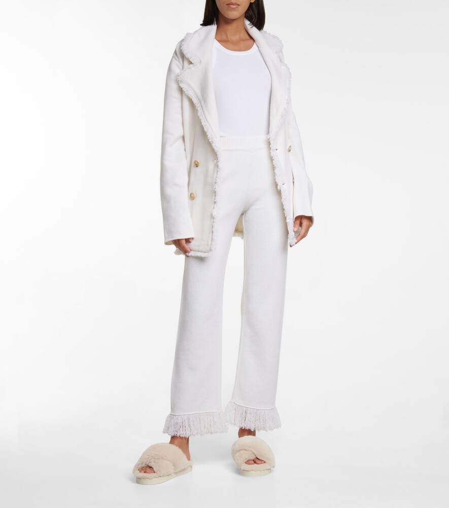Inuikii Crossover-strap shearling slides