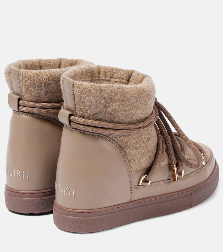 Inuikii Felt Wedge snow boots