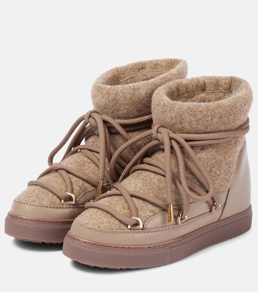 Inuikii Felt Wedge snow boots